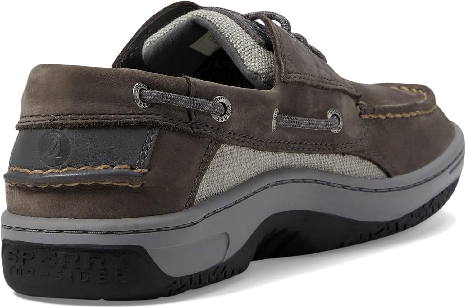 image:imageSperry Mens Billfish 3Eye Leather Boat ShoeGrey Nubuck