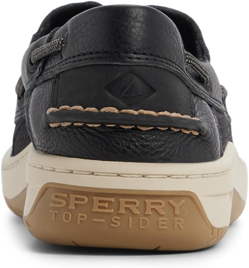 image:imageSperry Mens Billfish 3Eye Leather Boat ShoeJet Black
