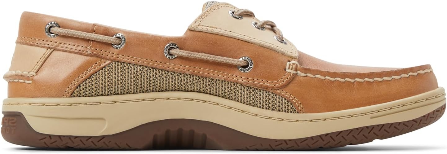 image:imageSperry Mens Billfish 3Eye Leather Boat ShoeLight Brown