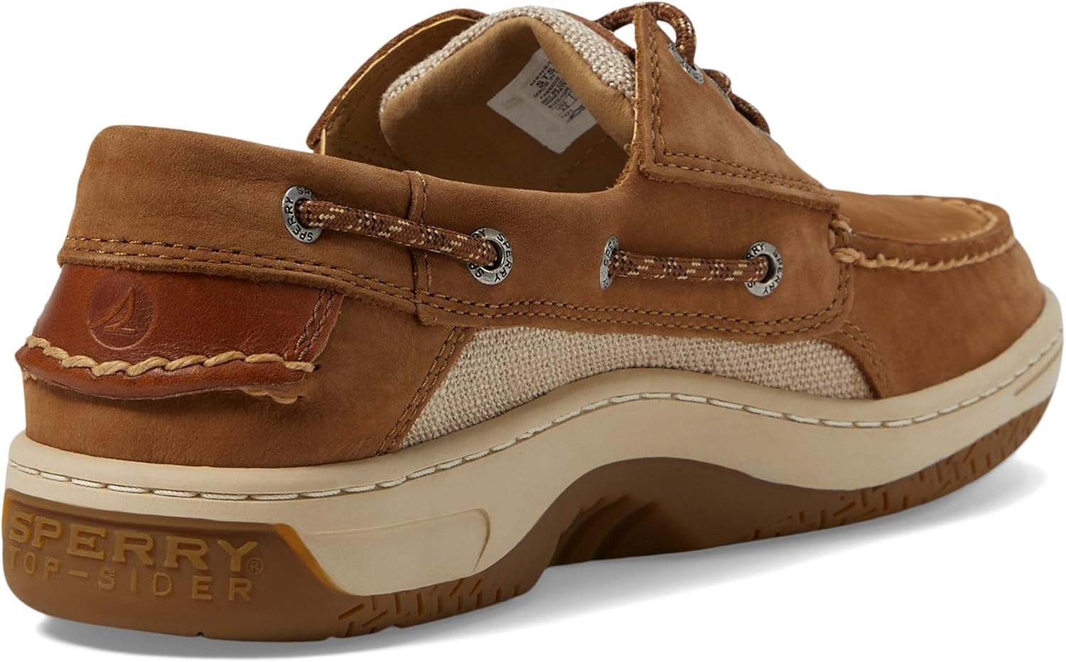 image:imageSperry Mens Billfish 3Eye Leather Boat ShoeTan Nubuck