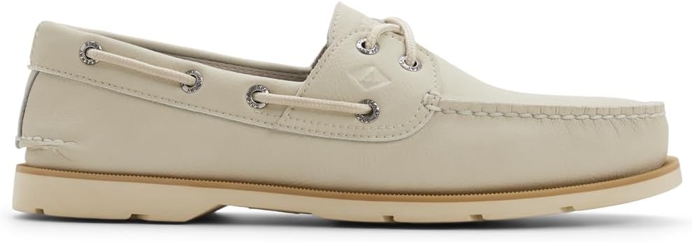 image:imageSperry Mens Leeward 2Eye Leather Boat ShoeCream