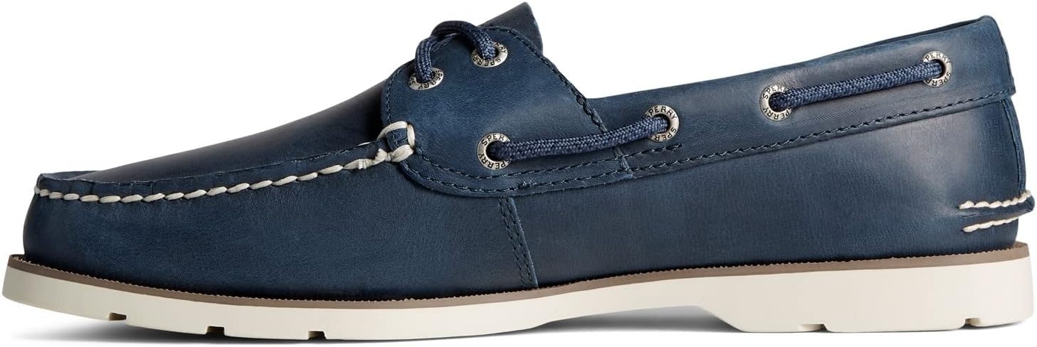 image:imageSperry Mens Leeward 2Eye Leather Boat ShoeNavy