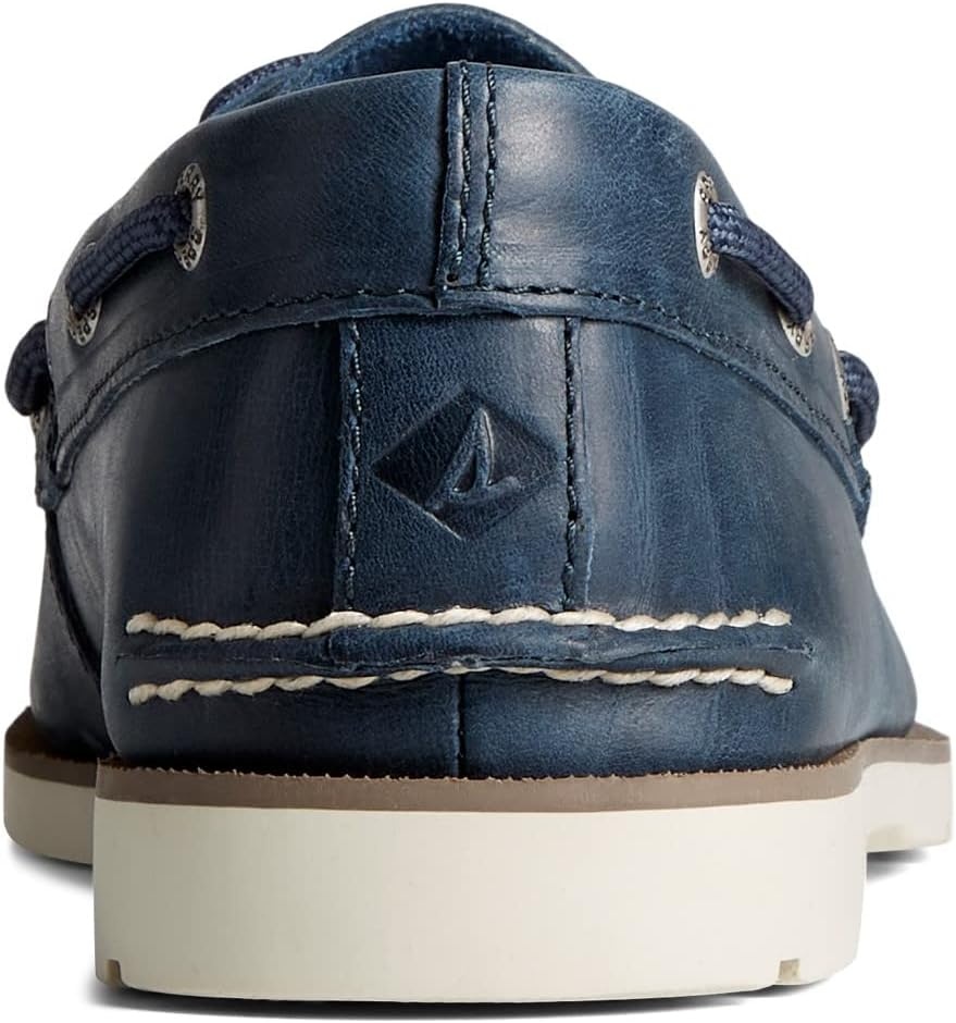 image:imageSperry Mens Leeward 2Eye Leather Boat ShoeNavy