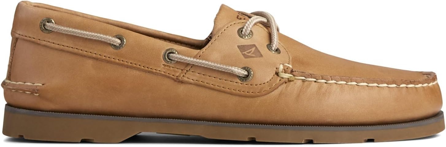 image:imageSperry Mens Leeward 2Eye Leather Boat ShoeSaharaTan