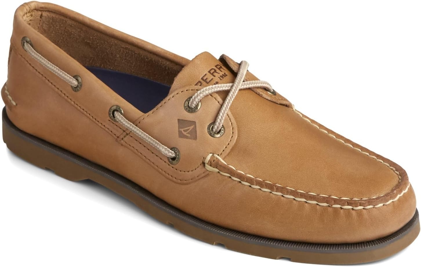 image:imageSperry Mens Leeward 2Eye Leather Boat ShoeSaharaTan