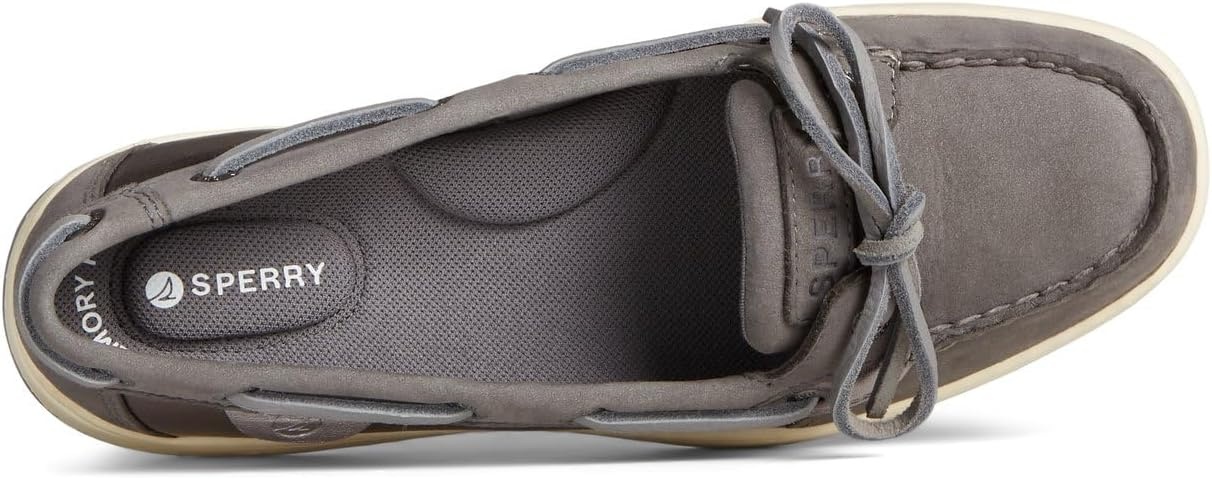 image:imageSperry Womens Angelfish 1Eye Leather Boat ShoeDark Grey