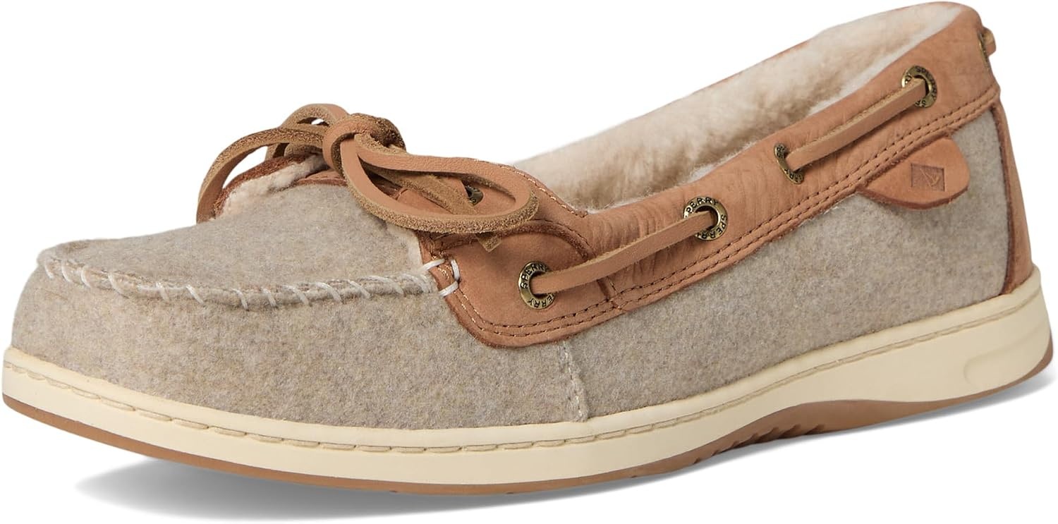 image:imageSperry Womens Angelfish 1Eye Leather Boat ShoeGrey 1