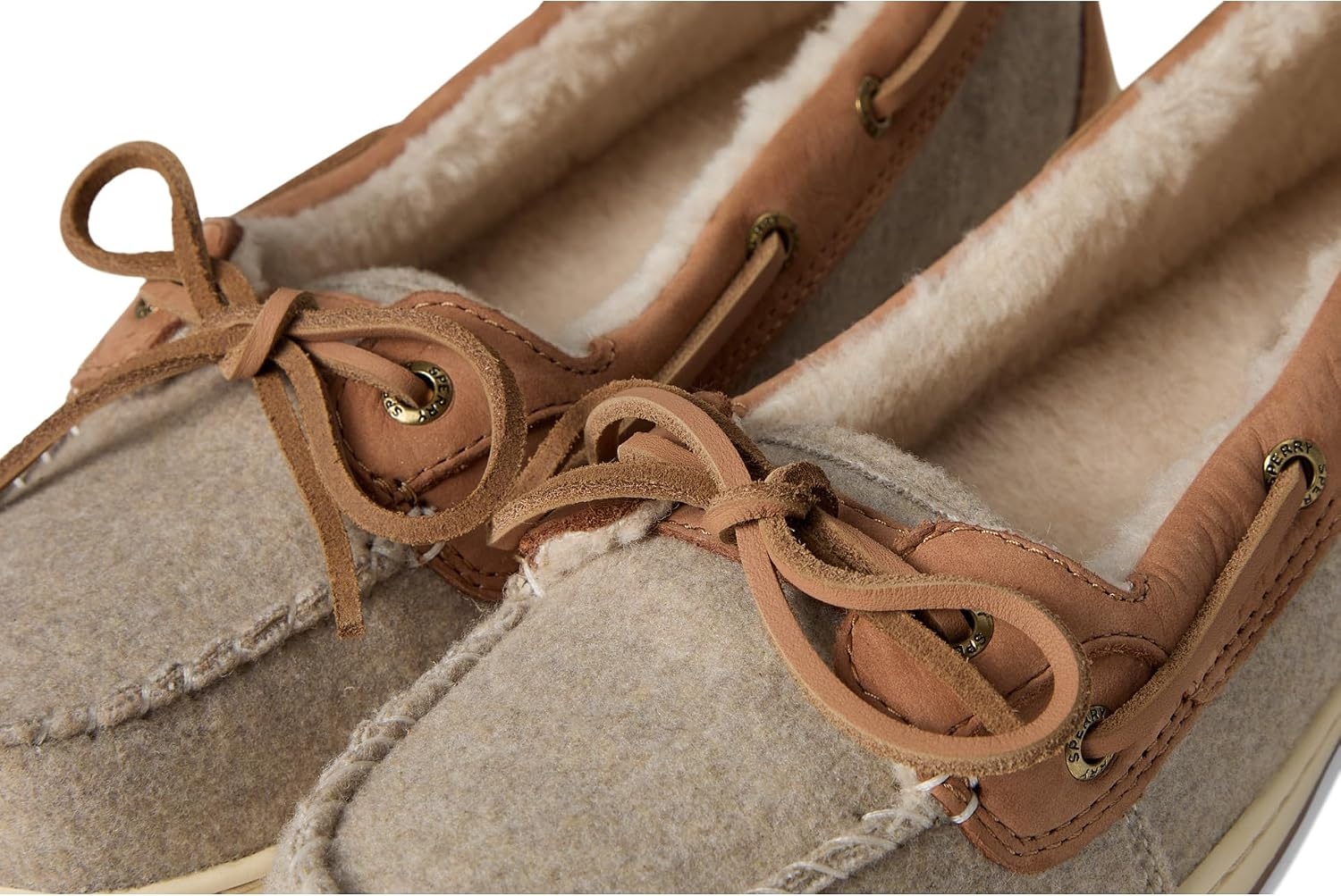 image:imageSperry Womens Angelfish 1Eye Leather Boat ShoeGrey 1
