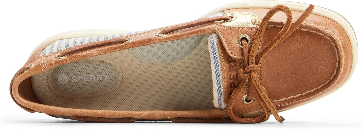 image:imageSperry Womens Angelfish 1Eye Leather Boat ShoeLight Brown