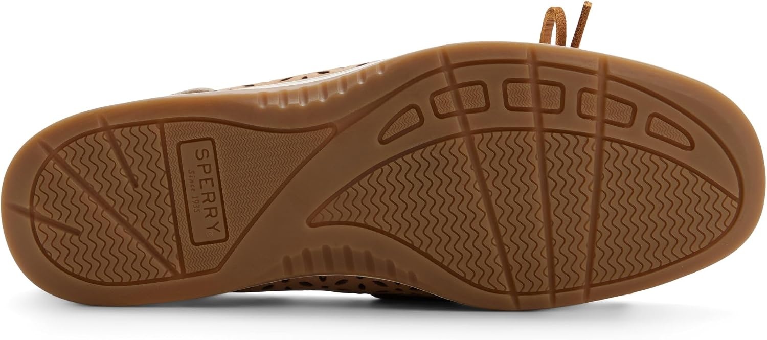 image:imageSperry Womens Angelfish 1Eye Leather Boat ShoePerforated Tan