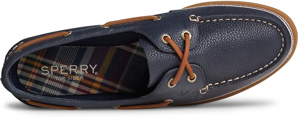 image:imageSperry Womens Authentic Original 2 Eye Leather Boat ShoeNavy Tumbled