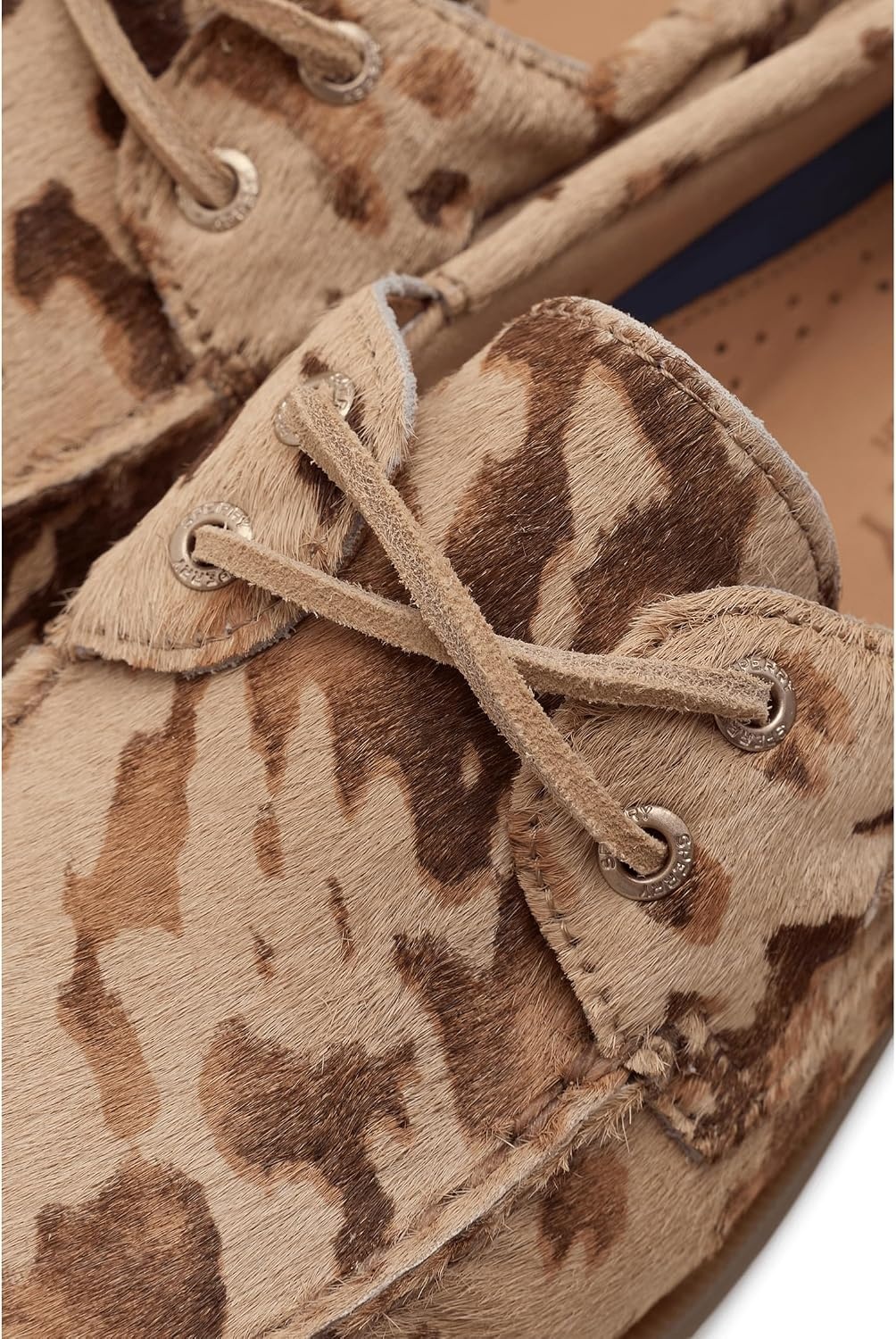 image:imageSperry Womens Authentic Original 2 Eye Leather Boat ShoePony Hair