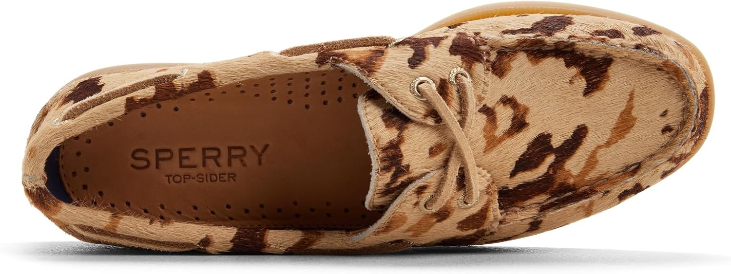 image:imageSperry Womens Authentic Original 2 Eye Leather Boat ShoePony Hair
