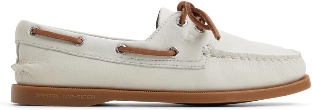 image:imageSperry Womens Authentic Original 2 Eye Leather Boat ShoeWhite