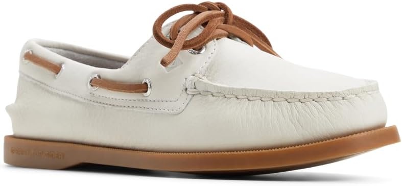 image:imageSperry Womens Authentic Original 2 Eye Leather Boat ShoeWhite