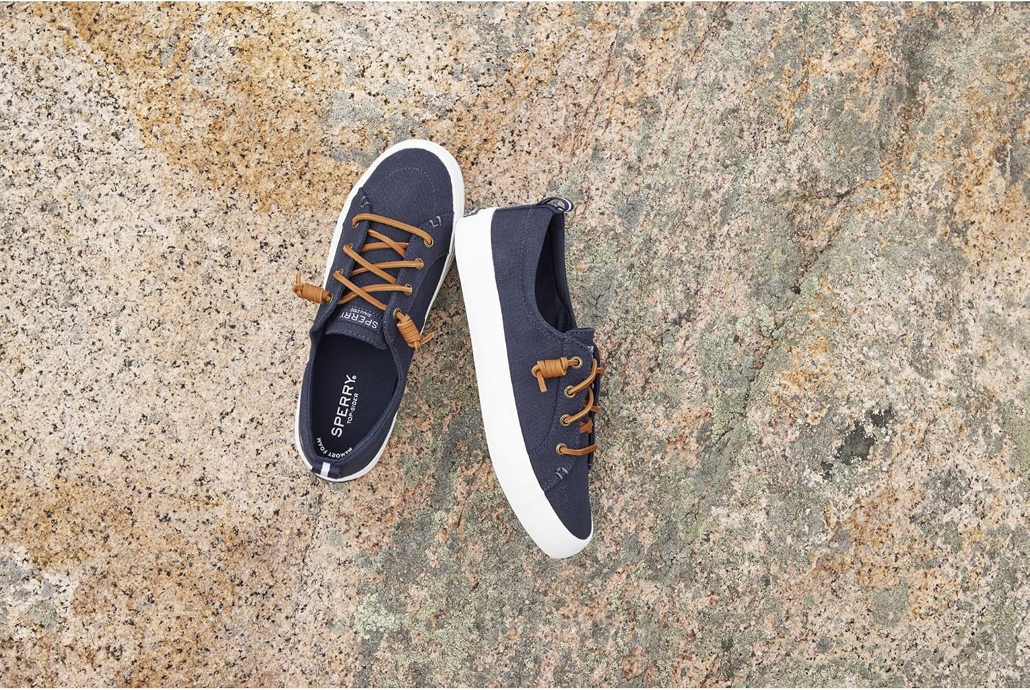 image:imageSperry Womens Crest Vibe SneakerLinen Navy