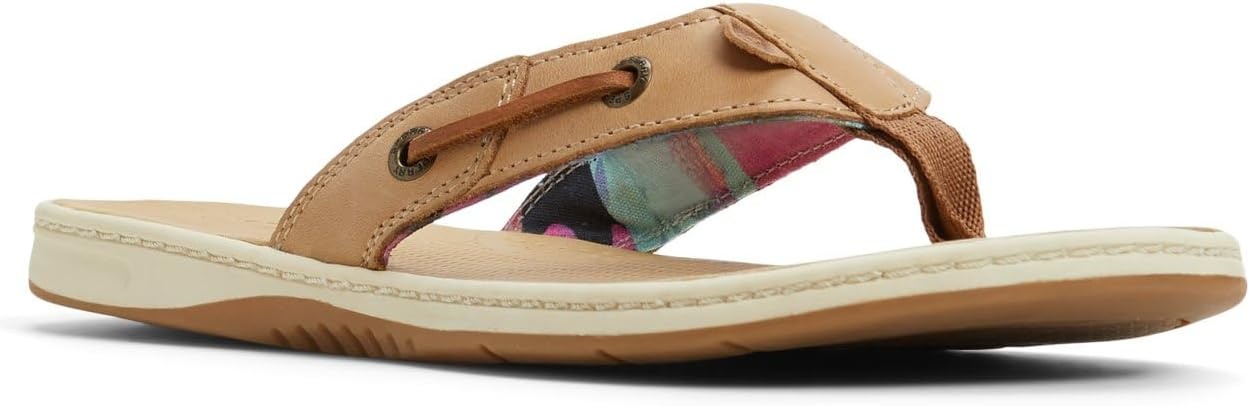 image:imageSperry Womens Seafish Leather Flip Flop SandalBeige