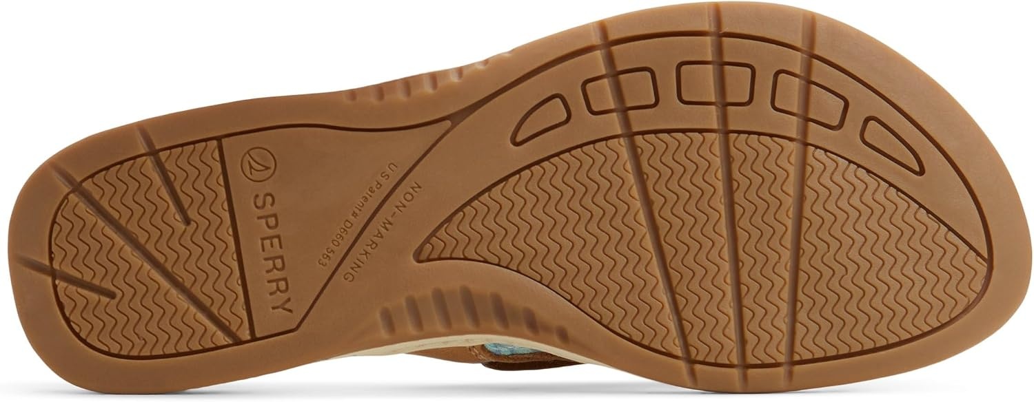 image:imageSperry Womens Seafish Leather Flip Flop SandalBeige