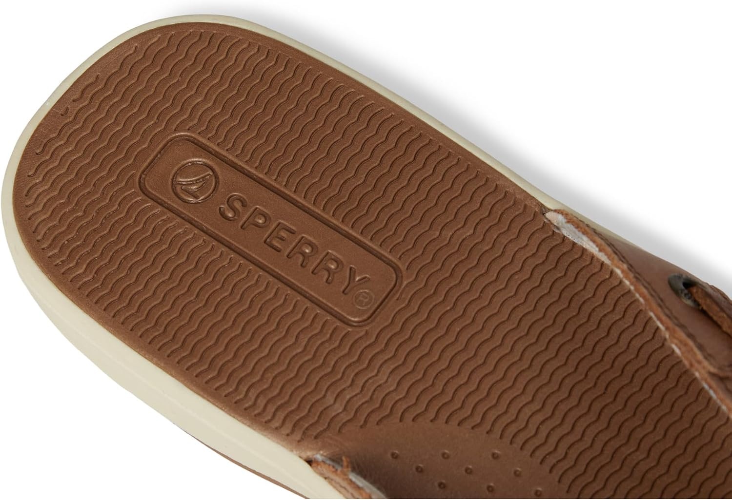 image:imageSperry Womens Seafish Leather Flip Flop SandalDark Beige