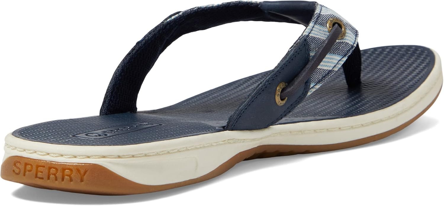 image:imageSperry Womens Seafish Leather Flip Flop SandalNavy