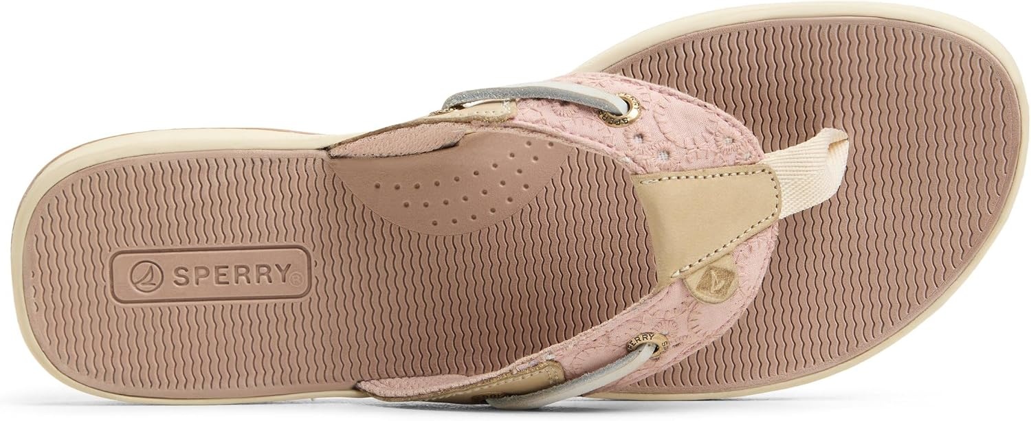 image:imageSperry Womens Seafish Leather Flip Flop SandalRose
