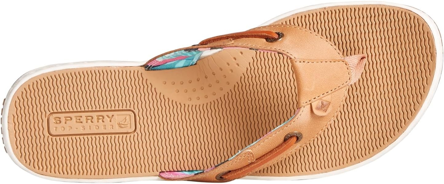 image:imageSperry Womens Seafish Leather Flip Flop SandalTan