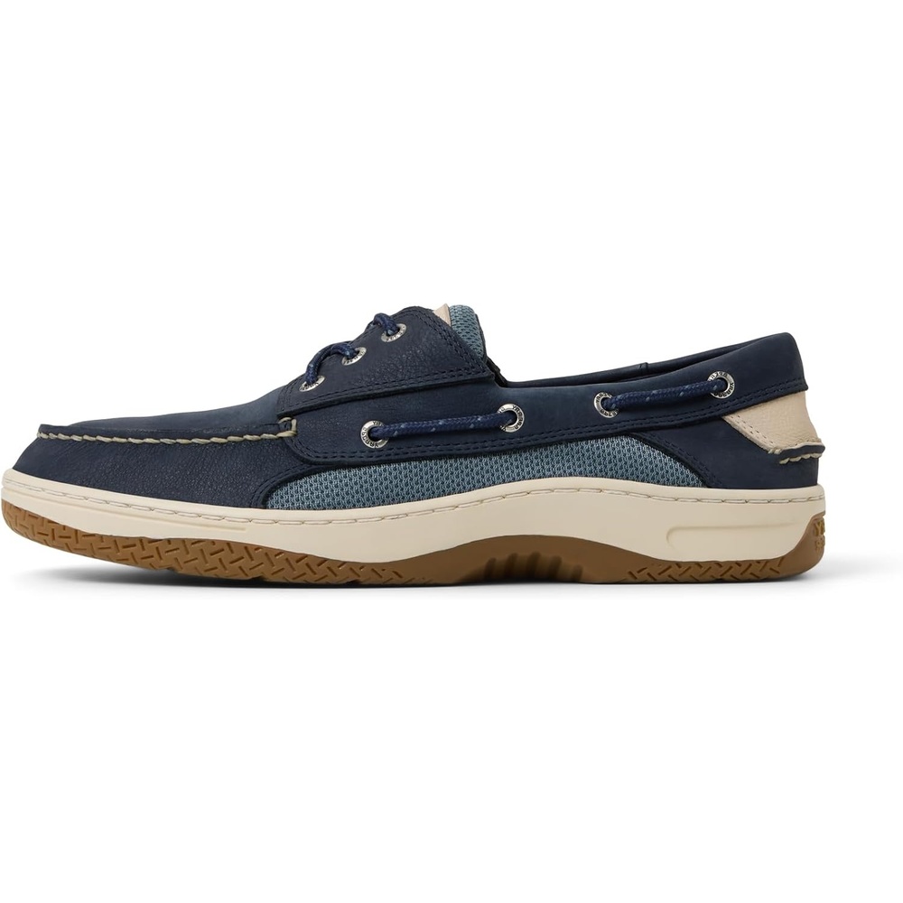 image:imageSperry Mens Billfish 3Eye Leather Boat ShoeNavy Nubuck