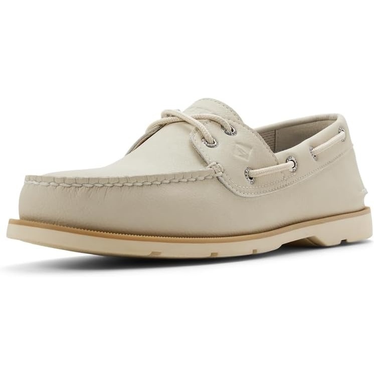 image:imageSperry Mens Leeward 2Eye Leather Boat ShoeCream