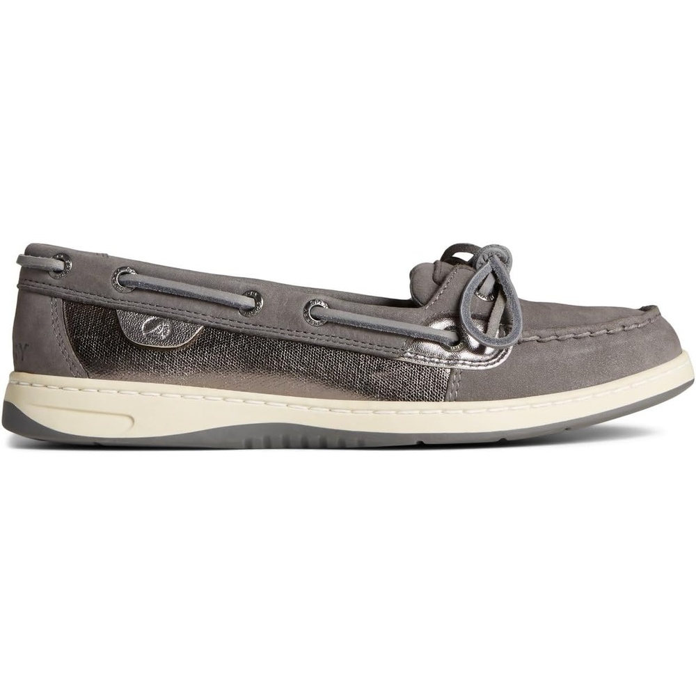 image:imageSperry Womens Angelfish 1Eye Leather Boat ShoeDark Grey