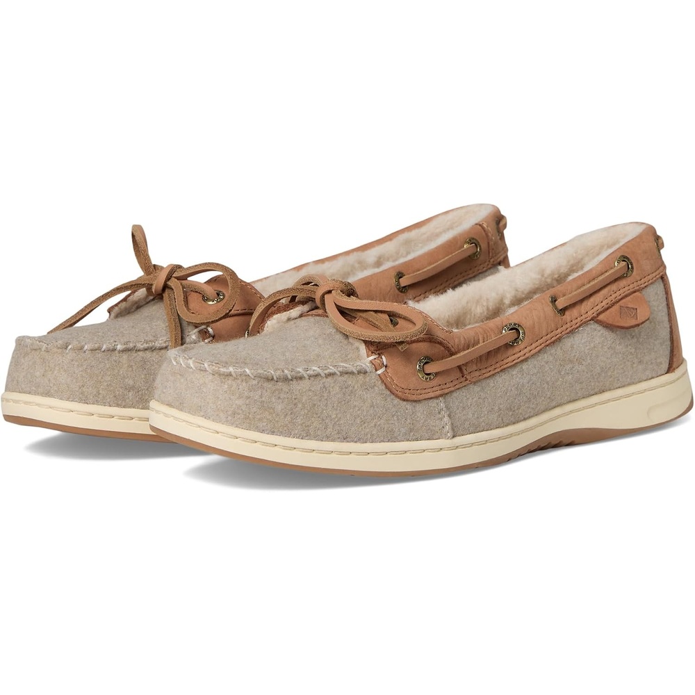 image:imageSperry Womens Angelfish 1Eye Leather Boat ShoeGrey 1