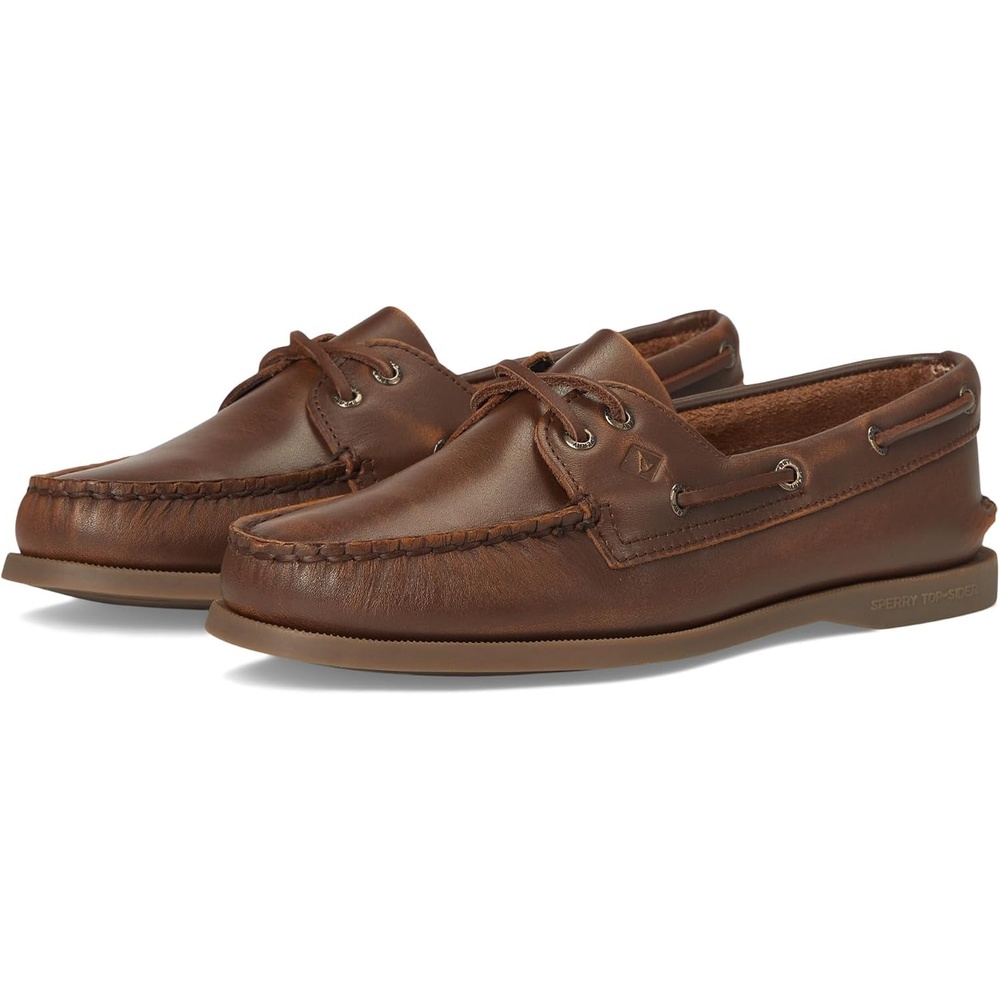 image:imageSperry Womens Authentic Original 2 Eye Leather Boat ShoeMedium Brown
