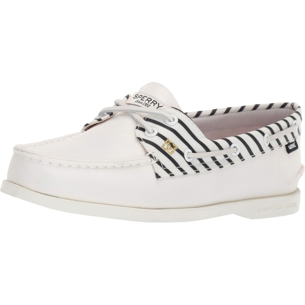 image:imageSperry Womens Authentic Original 2 Eye Leather Boat ShoeOffwhite
