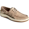Sperry Men’s Billfish™ 3-Eye Leather Boat Shoe(Medium Green)