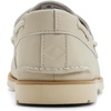 Sperry Men’s Leeward 2-Eye Leather Boat Shoe(Cream)