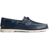 Sperry Men’s Leeward 2-Eye Leather Boat Shoe(Navy)