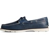 Sperry Men’s Leeward 2-Eye Leather Boat Shoe(Navy)
