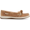 Sperry Women’s Angelfish 1-Eye Leather Boat Shoe(Perforated Tan)