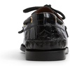 Sperry Women’s Authentic Original™ 2 Eye Leather Boat Shoe(Black)