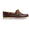 Sperry Women’s Authentic Original™ 2 Eye Leather Boat Shoe(Dark Brown)
