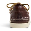 Sperry Women’s Authentic Original™ 2 Eye Leather Boat Shoe(Dark Brown)