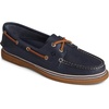 Sperry Women’s Authentic Original™ 2 Eye Leather Boat Shoe(Navy Tumbled)