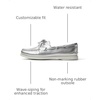 Sperry Women’s Authentic Original™ 2 Eye Leather Boat Shoe(Silver)
