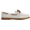 Sperry Women’s Authentic Original™ 2 Eye Leather Boat Shoe(Smooth White)