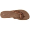 Sperry Women’s Seafish Leather Flip Flop Sandal(Dark Beige)