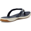 Sperry Women’s Seafish Leather Flip Flop Sandal(Navy)