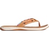 Sperry Women’s Seafish Leather Flip Flop Sandal(Tan)