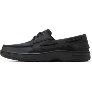 Sperry Men’s Billfish™ 3-Eye Leather Boat Shoe(Black)