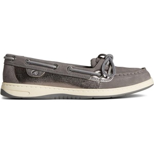 Sperry Women’s Angelfish 1-Eye Leather Boat Shoe(Dark Grey)