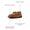 Sperry Mens Authentic Original 2 Eye Leather Lug Boat Shoe(Brown Nubuck)