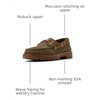 Sperry Mens Authentic Original 2 Eye Leather Lug Boat Shoe(Olive Nubuck)